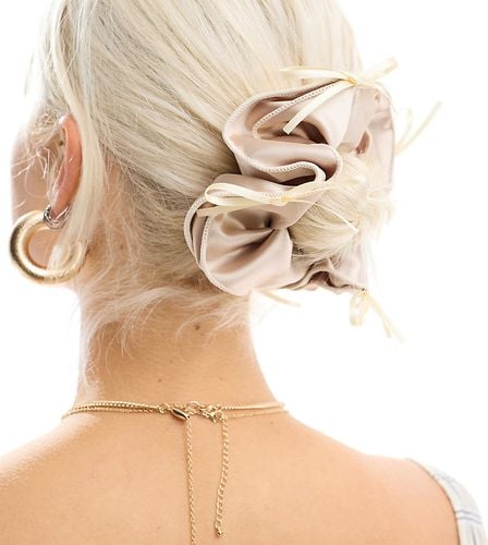 DesignB - Elastico per capelli in raso con fiocchi - DesignB London - Modalova