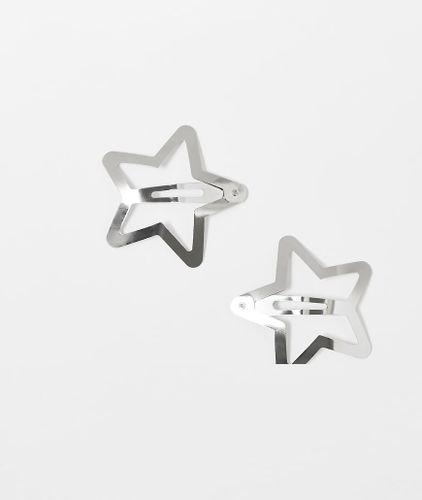 Lot de 2 grandes barrettes à cheveux étoiles - Designb London - Modalova