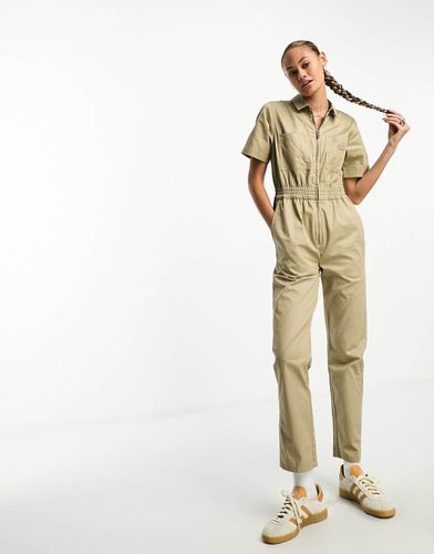 Vale Coverall - Tuta jumpsuit kaki a maniche corte - Dickies - Modalova