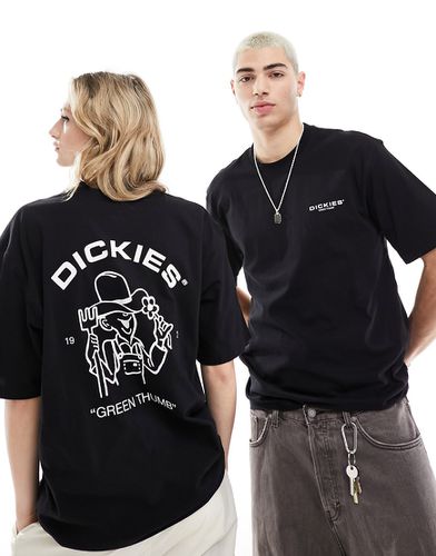 Wakefield - T-shirt nera con stampa sul retro - Dickies - Modalova