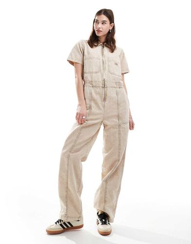 Newington - Tuta jumpsuit con fondo ampio sporco slavato - Dickies - Modalova