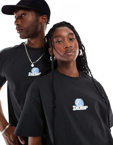 Dr. Denim - Trooper - T-shirt unisex vestibilità comoda sporco con stampa piccola sul davanti - Dr Denim - Modalova