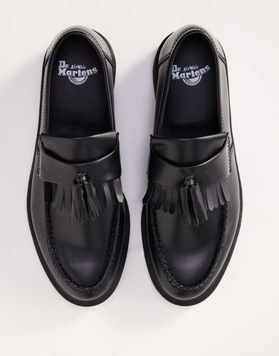 Dr. Martens - Adrian - Mocassini unisex neri lisci lucidi in pelle con nappe - Dr Martens - Modalova