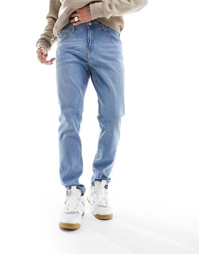 DTT - Jeans affusolati elasticizzati azzurri - Don't Think Twice - Modalova