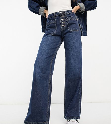 DTT Petite - Fern - Jeans dritti con bottoni sul davanti - Don't Think Twice - Modalova