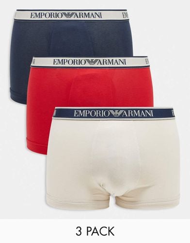 Bodywear - Confezione da 3 boxer aderenti - Emporio Armani - Modalova