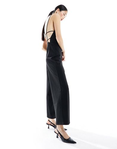 Tuta jumpsuit nera con spalline sottili - Edited - Modalova