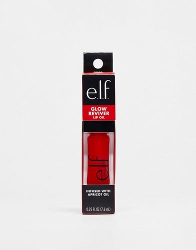Glow Reviver - Olio da labbra tonalità Red Delicious - e.l.f. - Modalova
