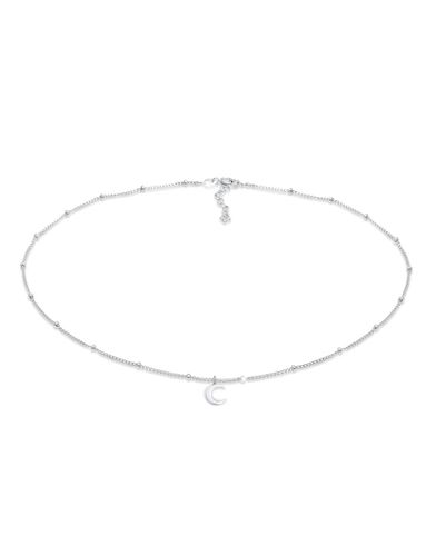 Ladies - Collarino in sterling 925 con sfere e pendente con mezzaluna - Elli - Modalova