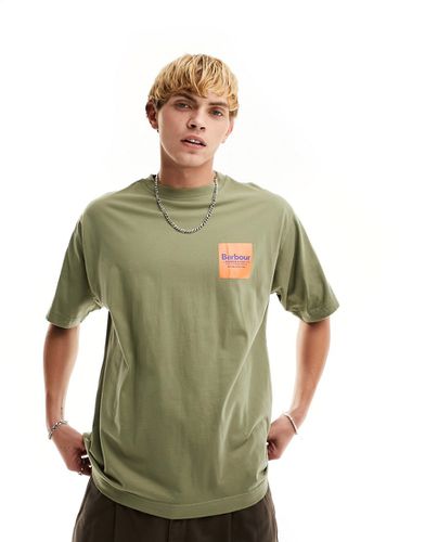 Esclusiva x ASOS - T-shirt comoda con logo a contrasto - Barbour - Modalova