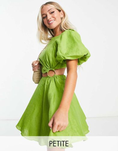 Vestito corto oliva con cut-out - Forever New Petite - Modalova