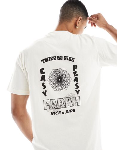 Moore - T-shirt bianca - Farah - Modalova