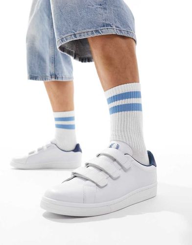 B721 - Sneakers bianche e blu navy con chiusura a strappo - Fred Perry - Modalova