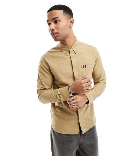 Camicia Oxford beige - Fred Perry - Modalova