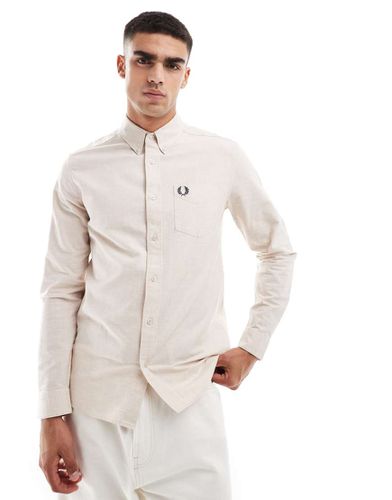 Camicia Oxford sporco a maniche lunghe - Fred Perry - Modalova