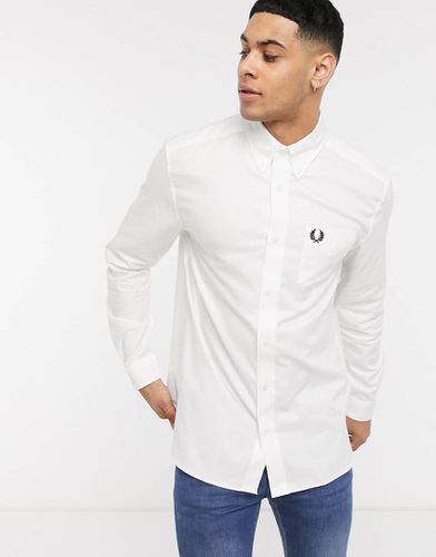 Camicia Oxford bianca - Fred Perry - Modalova