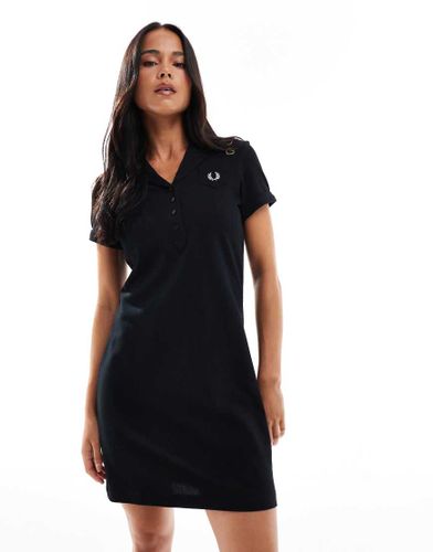 Robe en piqué avec poches - Fred Perry - Modalova