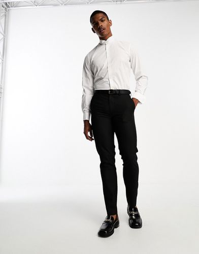Camicia elegante a maniche lunghe bianca con polsino risvoltato - French Connection - Modalova
