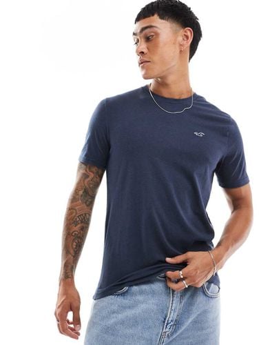 T-shirt mélange con logo - Hollister - Modalova