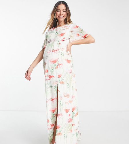 Greta - Vestito lungo a fiori - Hope & Ivy Maternity - Modalova