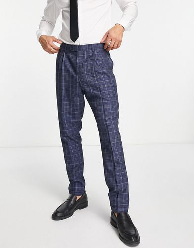 Pantaloni da abito skinny a vita alta a quadri - Harry Brown - Modalova