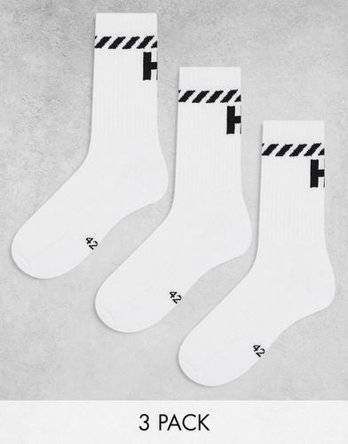 Confezione da 3 paia di calzini sportivi bianchi - Helly Hansen - Modalova