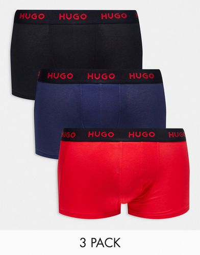 HUGO - Bodywear - Confezione da 3 boxer aderenti - Hugo Red - Modalova