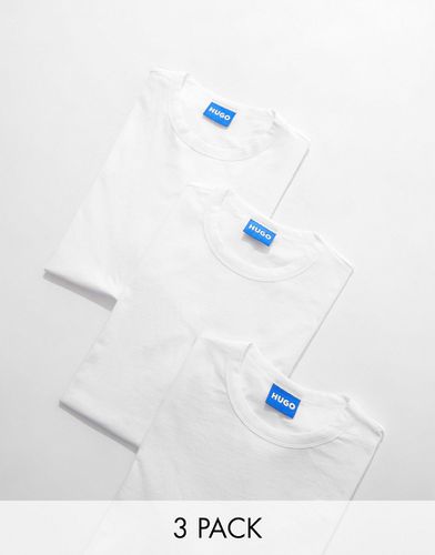 Confezione da 3 t-shirt bianche - Hugo Blue - Modalova