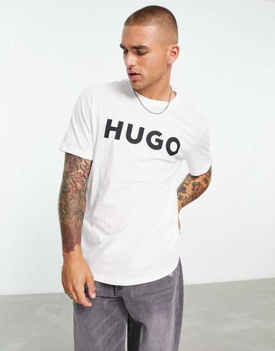 HUGO - Dulivio - T-shirt bianca con logo - Hugo Red - Modalova