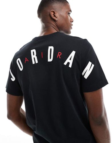 Air - T-shirt nera elasticizzata con logo - Jordan - Modalova