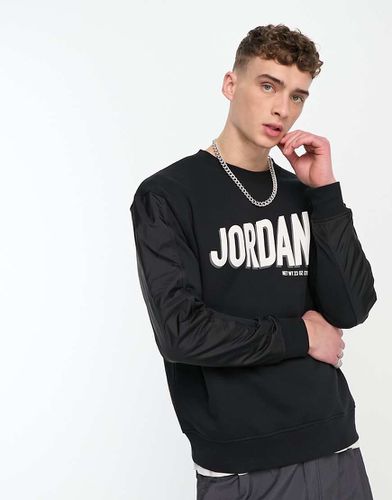 Jordan - Felpa nera con logo-Nero - Jordan - Modalova