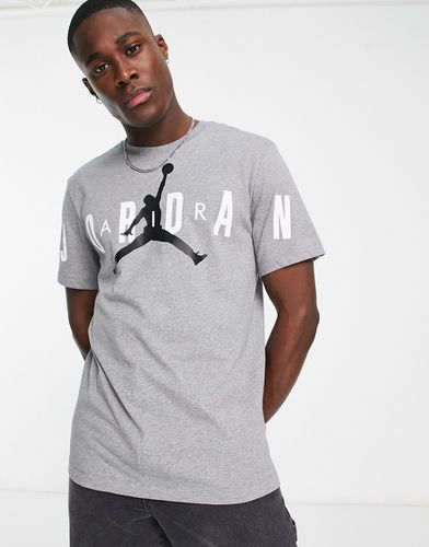 T-shirt grigia con logo grande - Jordan - Modalova
