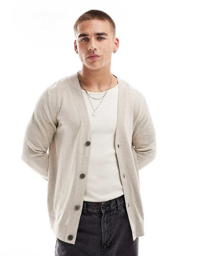 Cardigan leggero beige - Jack & Jones - Modalova