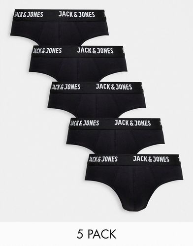 Confezione da 5 slip neri - Jack & Jones - Modalova