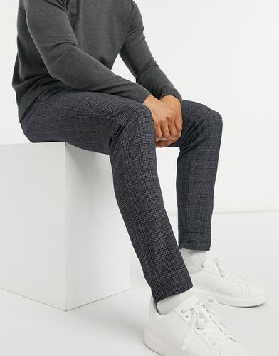 Premium - Pantaloni da abito in jersey a quadri grigi - Jack & Jones - Modalova
