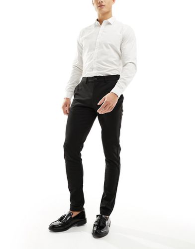 Premium - Pantaloni da abito slim eleganti in jersey neri - Jack & Jones - Modalova