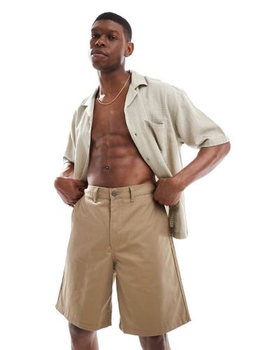 Short chino baggy en sergé épais - Beige - Jack & Jones - Modalova