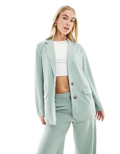 Blazer oversize verde salvia in coordinato - JDY - Modalova