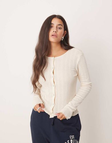 Cardigan leggero con bordi smerlati - JDY - Modalova