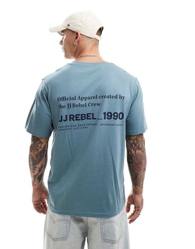 T-shirt con stampa sul retro - JJ Rebel - Modalova