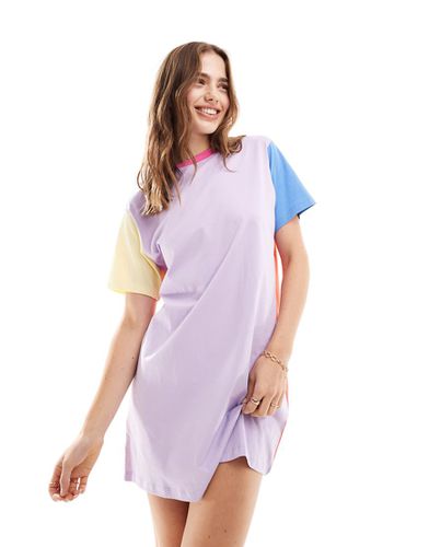 Vestito T-shirt oversize color block - JJXX - Modalova