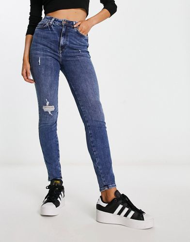 Vienna - Jeans skinny premium a vita alta medio invecchiato - JJXX - Modalova