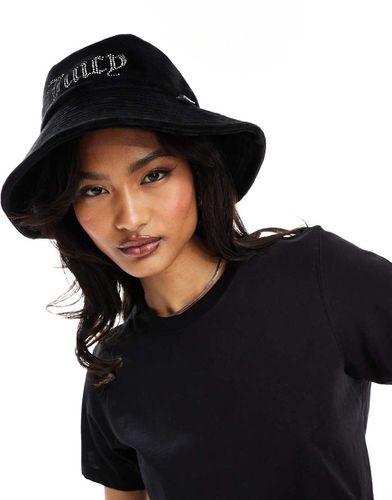 Cappello da pescatore in velour con strass - Juicy Couture - Modalova