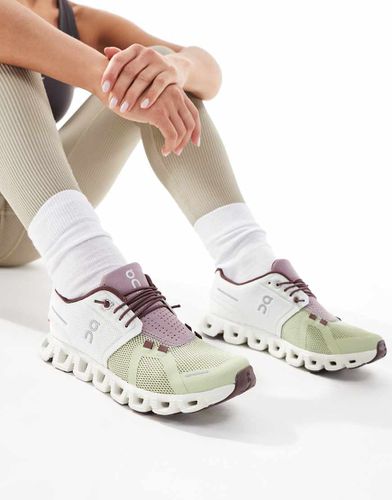 ON - Cloud 5 - Sneakers verde ghiaccio e rosa - On Running - Modalova