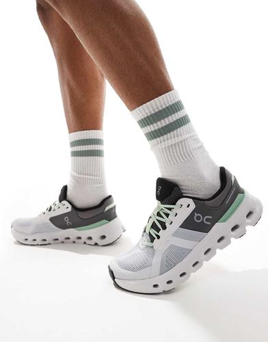 ON - Cloudrunner 2 - Sneakers da corsa grigie e salvia - On Running - Modalova