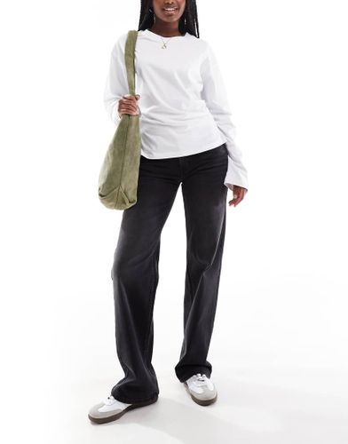 Judy - Jean ample taille basse - délavé - Only - Modalova