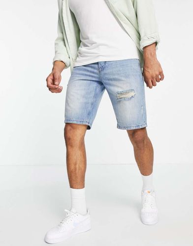 Pantaloncini di jeans ampi con strappi - ONLY & SONS - Modalova