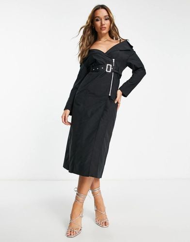 Vestito midi stile trench con cintura - Other Stories - Modalova