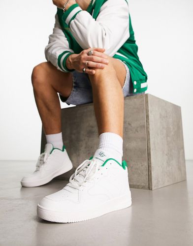 Sneakers bianche/verdi con cuciture a contrasto - Loyalty & Faith - Modalova