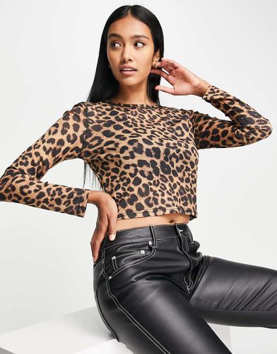 Top in rete leopardata - Lola May - Modalova